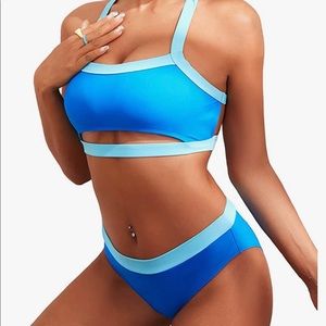 Blue bikini never worn